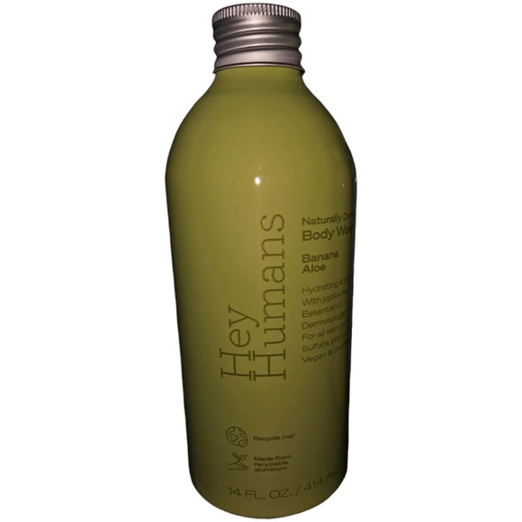 Hey Humans Naturally Derived Body Wash Scent: Banana Aloe - Picture 2 of 3